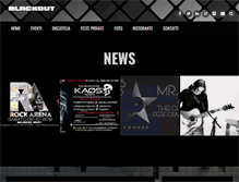 Tablet Screenshot of blackoutrockclub.com